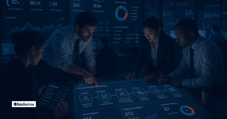 Manual data stewardship does not scale. Learn how to automate validation, alerts, workflows, and rule enforcement in MDM without removing human oversight.