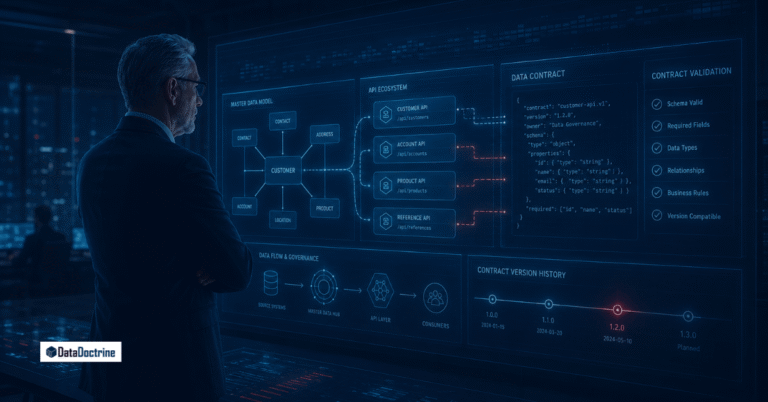Learn how data contracts, schema-first design, and versioned API contracts make master data APIs more reliable, stable, and easier to govern.